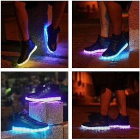 img 1 attached to 🎃 YIQIZQ Men's Charging Fashion Sneakers for Halloween & Christmas