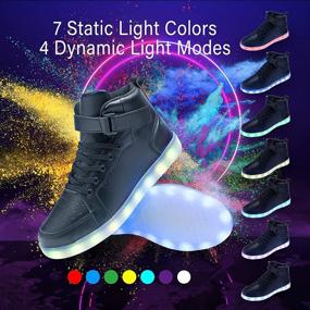 img 3 attached to 🎃 YIQIZQ Men's Charging Fashion Sneakers for Halloween & Christmas