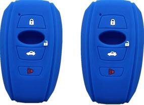 img 4 attached to Silicone Protector Keyless Forester Crosstrek Interior Accessories