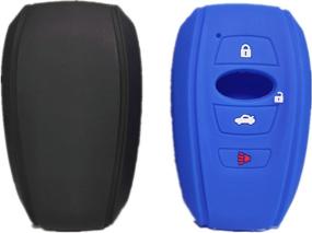 img 1 attached to Silicone Protector Keyless Forester Crosstrek Interior Accessories