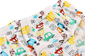 img 1 attached to 👦 CHUNG Boys Cotton Briefs - Pack of 5/6 with Car Dinosaur Designs - Ages 2-9Y