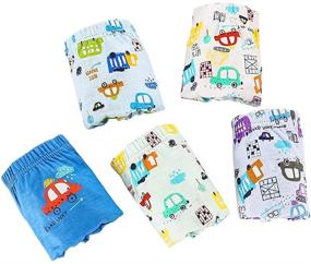 img 3 attached to 👦 CHUNG Boys Cotton Briefs - Pack of 5/6 with Car Dinosaur Designs - Ages 2-9Y