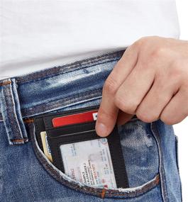 img 1 attached to 🔒 Upgrade Your EDC: SimpacX Wallet Pocket Minimalist Secure Men's Accessories Unveiled