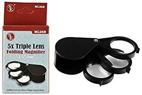 img 3 attached to Enhanced Vision with SE 5x Triple Lens Folding Magnifier - ML26B