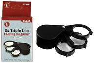 enhanced vision with se 5x triple lens folding magnifier - ml26b logo