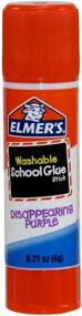 img 3 attached to Elmer's Disappearing Purple School Glue Sticks, 0.21 oz Each, 8 Sticks per Pack - Reliable and Mess-Free Glue for School Projects