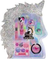 townley girl i believe in unicorns 8-piece makeup set: lip gloss, nail polish, body shimmer & more in unicorn bag | ages 3+ for parties, sleepovers & makeovers logo