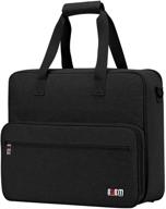 👜 bubm easy press carrying case - portable bag for cricut easy press (12 x 10 inches), cricut accessories tote bag (black) logo