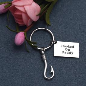 img 2 attached to 🔑 Stainless Steel LParkin Hooked Daddy Keychain