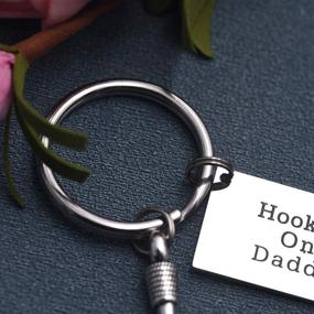 img 1 attached to 🔑 Stainless Steel LParkin Hooked Daddy Keychain