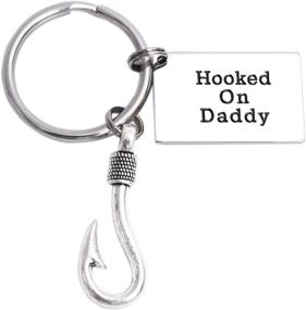 img 4 attached to 🔑 Stainless Steel LParkin Hooked Daddy Keychain