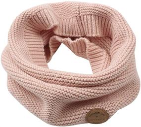 img 1 attached to 🧣 Теплые зимние шарфы для малышей - детские носовые платки и аксессуары от XIAOHAWANG