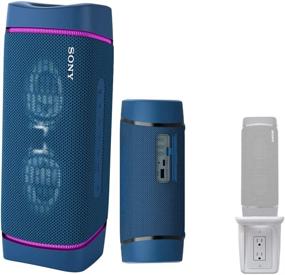 img 4 attached to Sony SRSXB33 Extra BASS Bluetooth Wireless Portable Speaker (Blue) With Knox Gear Multipurpose Outlet Wall Shelf Bundle (2 Items)