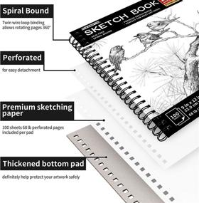 img 3 attached to FIXSMITH Durable Drawing Beginners Professionals