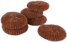 img 3 attached to 🧽 6-Pack Heavy Duty Copper Scourers for Tough Dish Scrubbing