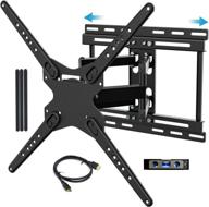 📺 blue stone full motion tv wall mount bracket for 32-83 inch tvs | dual swivel articulating arms | sliding design | led lcd flat screen curved tvs | vesa 600x400mm | supports up to 99 lbs logo