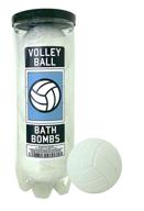 🏐 volleyball bath bombs - luxury scented fizzies for volleyball enthusiasts - 3-pack volleyball gifts ideal for players, teammates, opponents, clubs, leagues - perfect for birthdays, men, boys, women logo