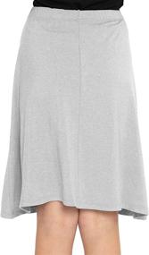 img 2 attached to Ultimate Stretch Comfort: XX Large Skirts & Skorts for Girls' Clothing