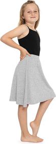 img 3 attached to Ultimate Stretch Comfort: XX Large Skirts & Skorts for Girls' Clothing