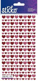 img 1 attached to 💖 Glitter Hearts Sticko Stickers