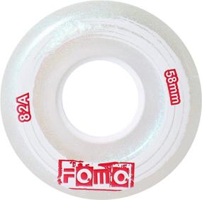 img 3 attached to FOMOTEAM Roller Skate Wheels Outdoor/Indoor 58mm32mm 82A - Set of 8: Top-Quality Performance for Any Terrain!