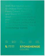 🎨 legion stonehenge multicolor pad - 11x14 inches | 15 sheets logo