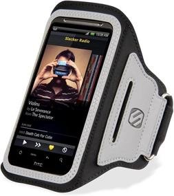 img 2 attached to SCOSCHE HFDABXL SoundKase XL Sports Armband Case - Black/Gray: Ultra-Light & Secure Phone Holder