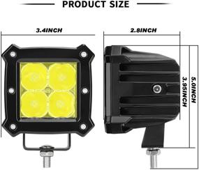 img 3 attached to Yellow Led Pods Light Bar – 3