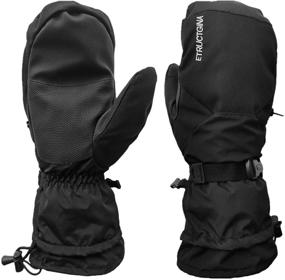 img 4 attached to 🧤 Ultimate Outdoor Companion: Mittens Weather Thermal Waterproof Gear