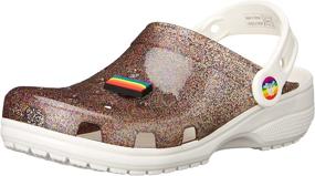 img 4 attached to ✨ Stylish Crocs Unisex Classic Translucent Glitter Men's Shoes: A Shimmering Upgrade!