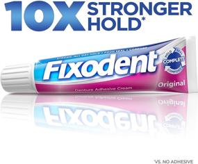 img 1 attached to 💪 Enhanced Fixodent Complete Original Denture Adhesive Cream 0.75 oz - Improved Formula for Optimal Holding Power