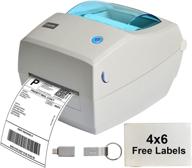 🖨️ coopaty label printer – fast 4x6 direct thermal printer for amazon, ebay, usps, fedex – simple windows/mac setup via usb – barcode printing maker logo