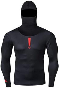 img 4 attached to Sleeve Turtleneck Compression Running Pullover Men's Clothing