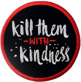 img 4 attached to Kindness Embroidered Morale Applique Emblem