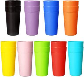 img 2 attached to Youngever Unbreakable Plastic Tumblers Drinking