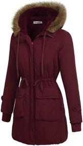 img 3 attached to Beyove Womens Winter Hooded Zipper