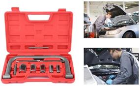 img 1 attached to 🔧 Universal 10-Pc Auto Valve Spring Compressor Clamp Tool Set Kit: Ideal for Motorcycle, ATV, Car, Small Engines & Vehicles