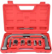 🔧 universal 10-pc auto valve spring compressor clamp tool set kit: ideal for motorcycle, atv, car, small engines & vehicles logo