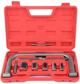 img 4 attached to 🔧 Universal 10-Pc Auto Valve Spring Compressor Clamp Tool Set Kit: Ideal for Motorcycle, ATV, Car, Small Engines & Vehicles