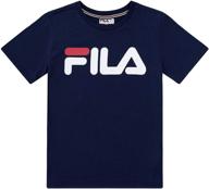 активная одежда для мальчиков: футболка с коротким рукавом fila classic. логотип