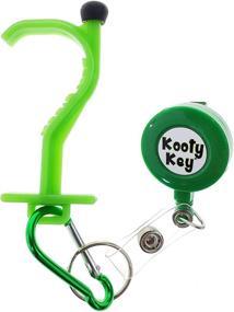 img 3 attached to Touchless Kooty Key Industrial Carabiner Hooks with Surface-Contact Prevention