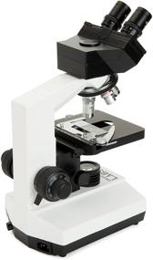 img 1 attached to 🔬 Celestron CB2000C Compound Binocular Microscope with 40x - 2000x Power, Mechanical Stage, 4 Fully Achromatic Objectives, Abbe Condenser, 10x and 20x Eyepieces, Coaxial Focus, 10 Prepared Slides, 3 Color Filters, Emersion Oil