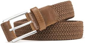 img 1 attached to 🎁 Stylish Gift Boxed Casual Men's Accessories: Woven Stretch Braided Collection