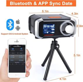 img 3 attached to ⚡ Cutting-Edge ACTIONUNION Bluetooth Airsoft Shooting Chronograph: Digital Gun BBS Speed Tester with LCD Screen, Tripod, USB Charging, Mobile Phone Support, and Hunting Tactical App!