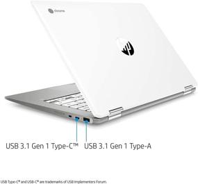 img 1 attached to 💻 Ноутбук HP X360 14 Chromebook: HD сенсорный дисплей, двухъядерный процессор N5000, 4 ГБ оперативной памяти, 128 ГБ eMMC - восстановленный