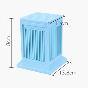 img 3 attached to 🔥 COOSKIN 18cm Barbecue Skewers Tool with 49 Hole Kebab Making Box – BBQ Grill Beef Meat Slicer and Brochette Maker Kit