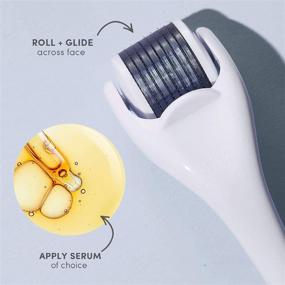 img 2 attached to 🌟 Revitalize Your Skin with Julep Slowpoke Derma Roller - 540 Titanium 0.30mm Microneedle Roller for Facial Care