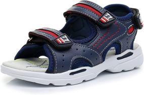 img 4 attached to Blikcon Sandals Outdoor Summer Toddler Boys' Shoes for Sandals