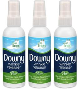 img 1 attached to 🧳 Convenient 3 Pack of Downy Wrinkle Releaser: Travel Size, Perfect Cruise Accessories with Crisp Linen Scent - 3 fl oz