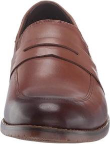 img 3 attached to 👞 Classic yet Stylish: Rockport Men's Penny Loafer Black Leather Shoes